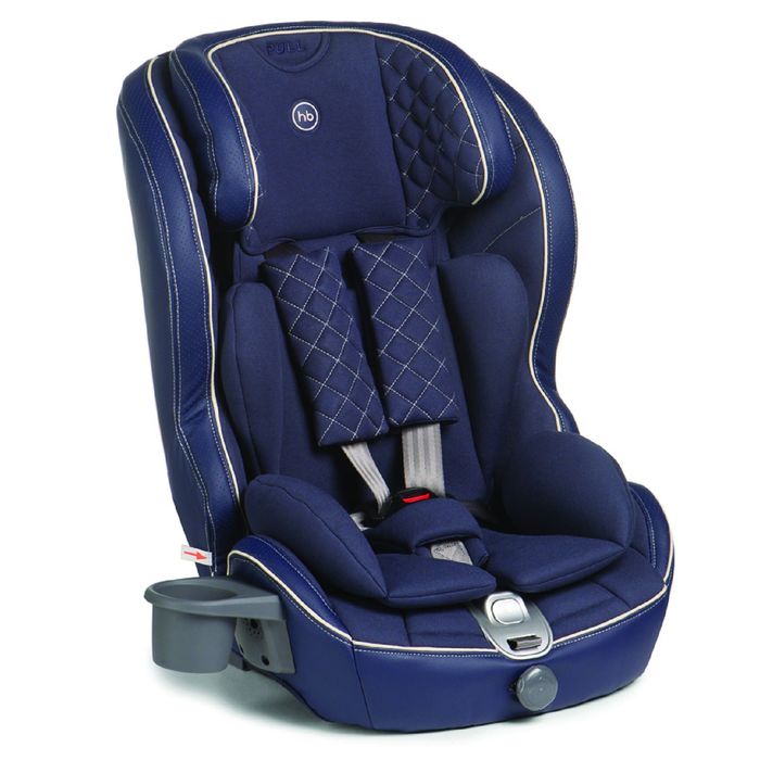 Автокресло Happy Baby Mustang Isofix, группа 1-2-3, цвет синий