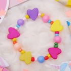 Bracelet child "Vibracula" hearts matte color MIX