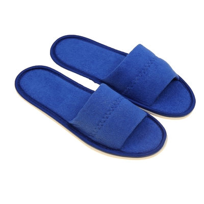Terry Slippers open, color cornflower, size 42-45