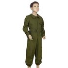 Детский костюм военного "Танкист", комбинезон, пояс, рост 110-122 см, 4-6 лет