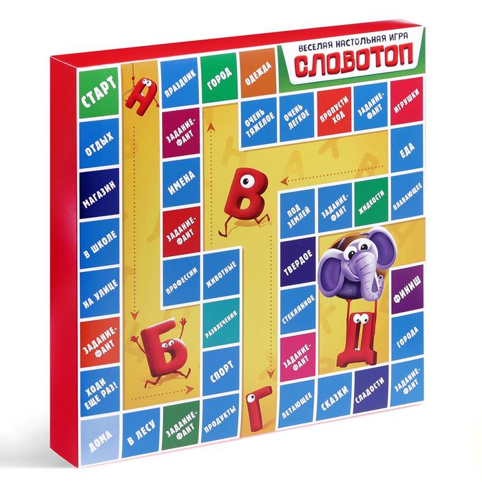 Настольная словесная игра «Словотоп»