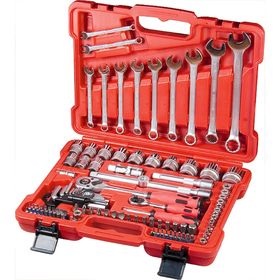 Набор слесарно-монтажный MATRIX PROFI, с квадратами 1/4", 1/2" и  5/16", 112 шт 1875819