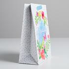 Пакет ламинированный вертикальный «Бабочки», MS 18 × 23 × 8 см, ручка МИКС 1403076