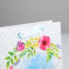 Пакет ламинированный вертикальный «Бабочки», MS 18 × 23 × 8 см, ручка МИКС 1403076