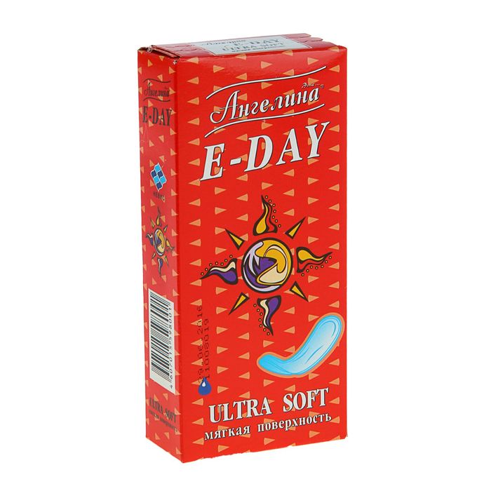 Ежедневные прокладки &quot;Ангелина&quot; E-Day Ultra Soft, 20 шт