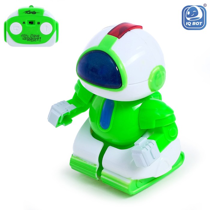 Робот радиоуправляемый «Минибот», световые эффекты, цвет зелёный - фото 202912