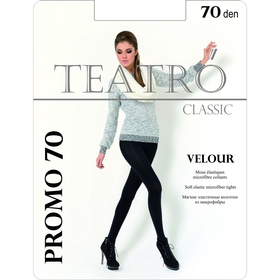 Колготки женские капроновые, Promo 70 Velour цвет чёрный (nero), размер 2