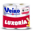 Туалетная бумага Linia VEIRO Luxoria 3сл. 4шт. - фото 7886292