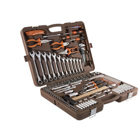 Набор инструмента Ombra OMT131S, 1/4", 3/8", 1/2", головки 4-32 мм, 131 предмет 1894253
