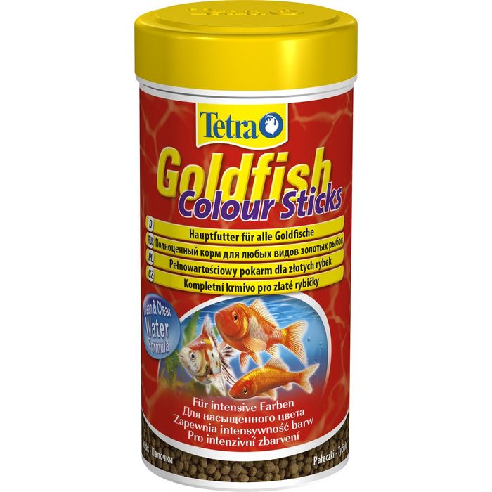 Корм для золотых рыб Goldfish Colour Sticks палочки, 250 мл