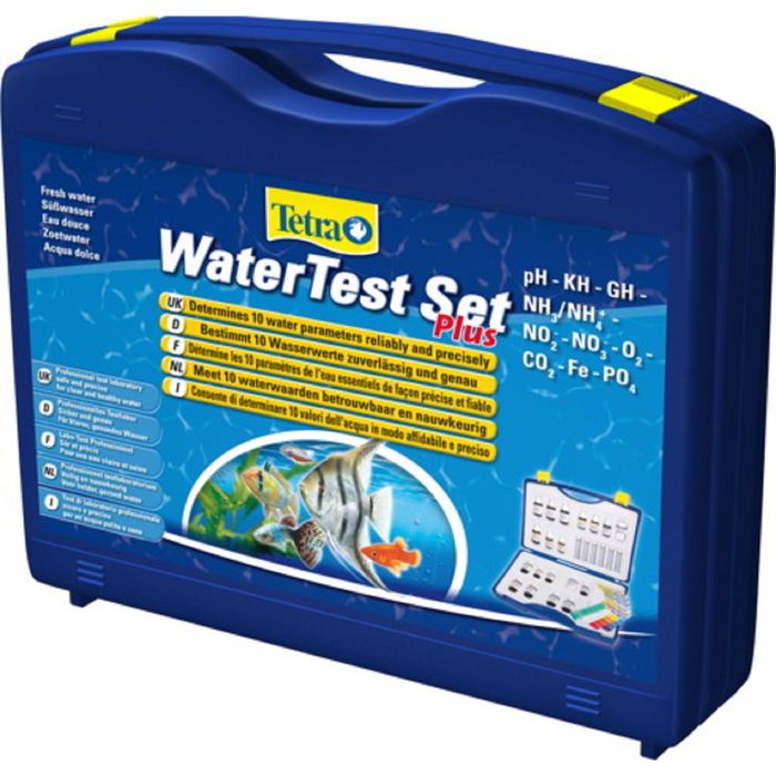 Tetra WaterTest Set Plus pH/KH/GH/NH3/NH4/NO2/NO3/O2/CO2/Fe/PO4