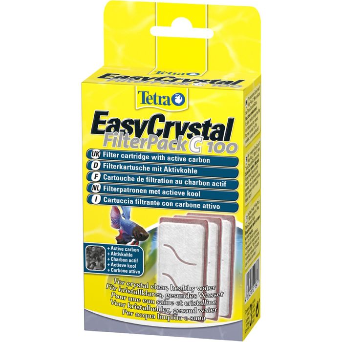 Картридж с углем Tetratec EasyCrystalFilterPack C 100 для аквариума  Cascade Globe 6,8л