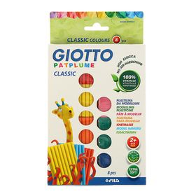 {{photo.Alt || photo.Description || 'Пластилин мягкий Giotto Patplume Classic (пищевые красители), 8 цветов по 33 г'}}