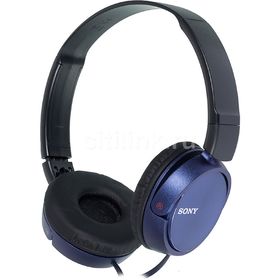 Наушники Sony MDRZX310L.AE, накладные, оголовье, провод 1.2 м, синие 1904288