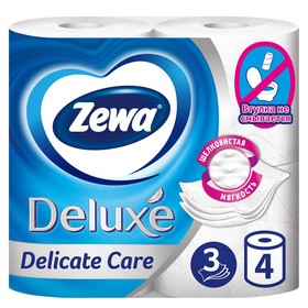 {{photo.Alt || photo.Description || 'Туалетная бумага Zewa Deluxe Delicate Care, 3 слоя, 4 шт.'}}