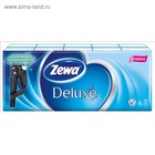 Платочки бумажные носовые Zewa Deluxe, 10 упаковок по 10 шт. - фото 7149085