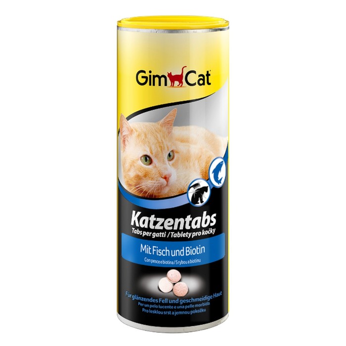 Лакомство для кошек Gimcat с рыбой, 710 шт, 425 г