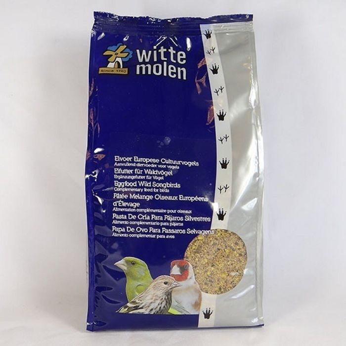 Влажный корм Witte Molen EGGFOOD MOIST WILD SONGBIRDS для европейских певчих птиц, яичный, 1 кг