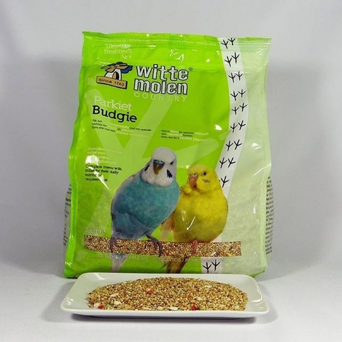 Корм Witte Molen Country Budgie Mixture для волнистых попугаев, 3 кг