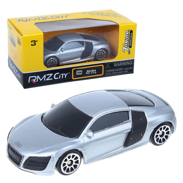 Машина металлическая Audi R8 V10, масштаб 1:64, без механизмов, 2 цвета, МИКС