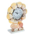 Часы настольные серия Ракушки Солнечный пляж летом 15*20см Часы настольные серия Ракушки Солнечный пляж летом 15*20см