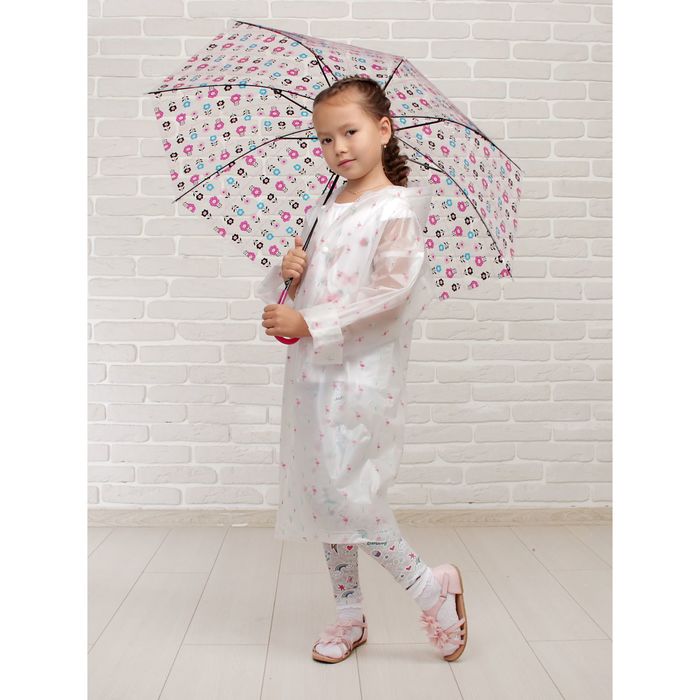 Зонт детский полуавтоматический &quot;Цветочная композиция&quot;, r=45см, цвет МИКС