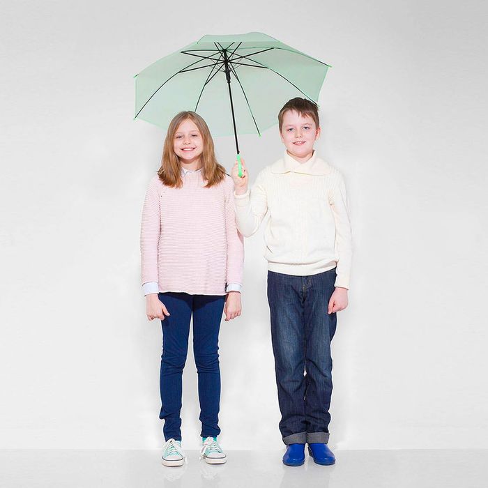 Зонт детский полуавтоматический &quot;Однотонный&quot;, r=41см, цвет зелёный