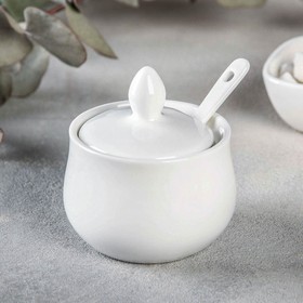Gravy boat with a spoon 130 ml. 