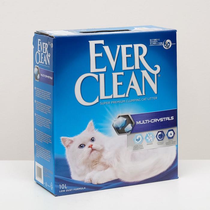 Наполнитель комкующийся Ever Clean Multi Crystals с мультикристаллами, 10 л