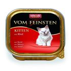 Влажный корм Animonda VOM FEINSTEN KITTEN для котят, с говядиной, ламистер, 100 г Влажный корм Animonda VOM FEINSTEN KITTEN для котят, с говядиной, ламистер, 100 г