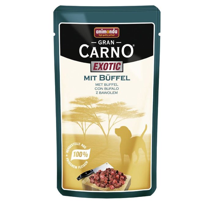 Влажный корм Animonda GRAN CARNO EXOTIC с мясом буйвола для собак, 125 г