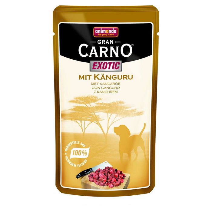 Влажный корм Animonda GRAN CARNO EXOTIC с мясом кенгуру для собак, 125 г