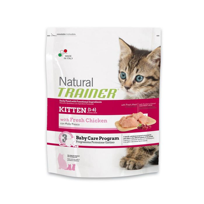 Сухой корм Trainer Natural Kitten для котят от 1 до 6 месяцев, 300 г