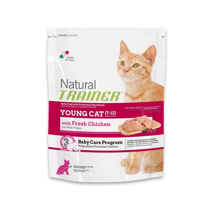 Сухой корм Trainer Natural Young Cat для молодых кошек от 7 до 12 месяцев, 300 г