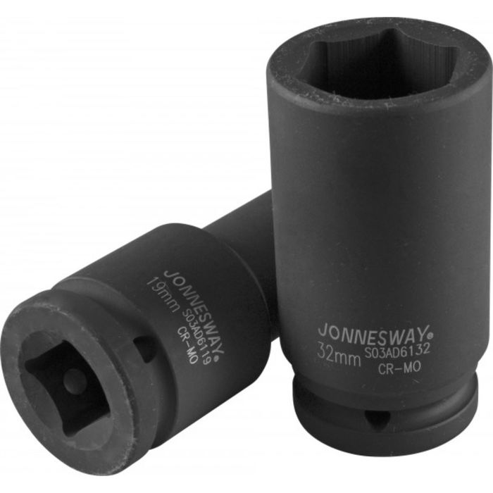 Головка торцевая Jonnesway S03AD6144, удлиненная, 3/4&quot;, 44 мм