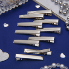 Основа для заколки, зажим, 4,5 см (10 шт) - фото 801704378