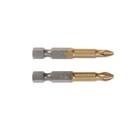 Биты ТУНДРА, намагниченные, сталь S2, 58-60 HRC, TiN, PH2 х 50 мм, 2 шт. 1414804 Биты ТУНДРА, намагниченные, сталь S2, 58-60 HRC, TiN, PH2 х 50 мм, 2 шт. 1414804