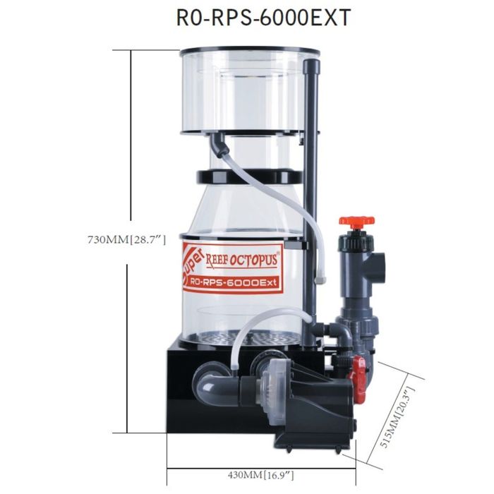 Флотатор SRO-5000EXT внешний D250/475х375х680мм от 2400-2600л, помпа BB-5000S, 45Вт ,возд. 2100л/ч