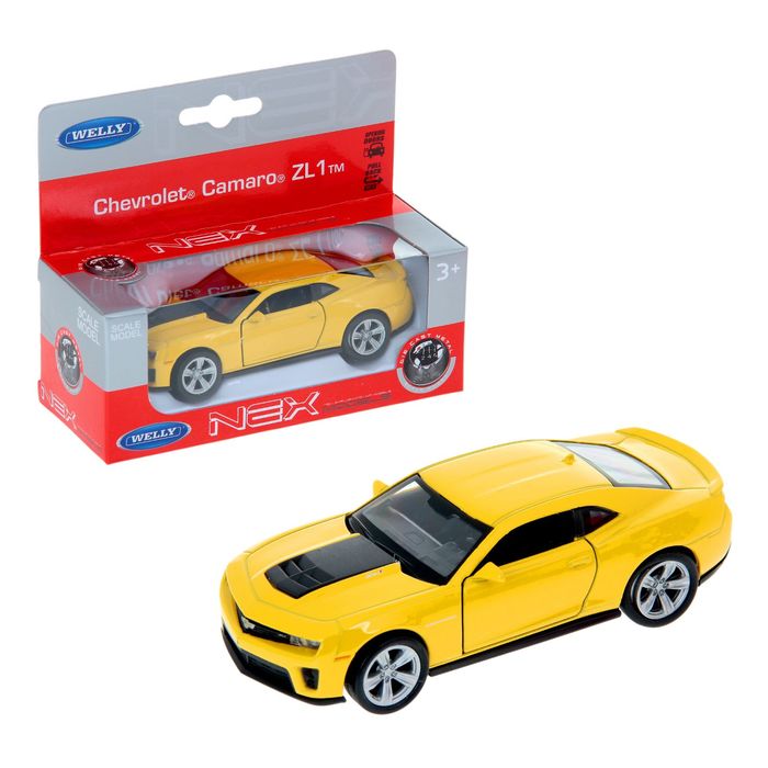 Машина металлическая Chevrolet Camaro ZL1, масштаб 1:34-39, МИКС