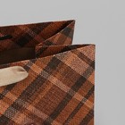 Пакет крафтовый вертикальный «Поздравляю от всей души!», ML 23 × 27 × 11,5 см 1499485