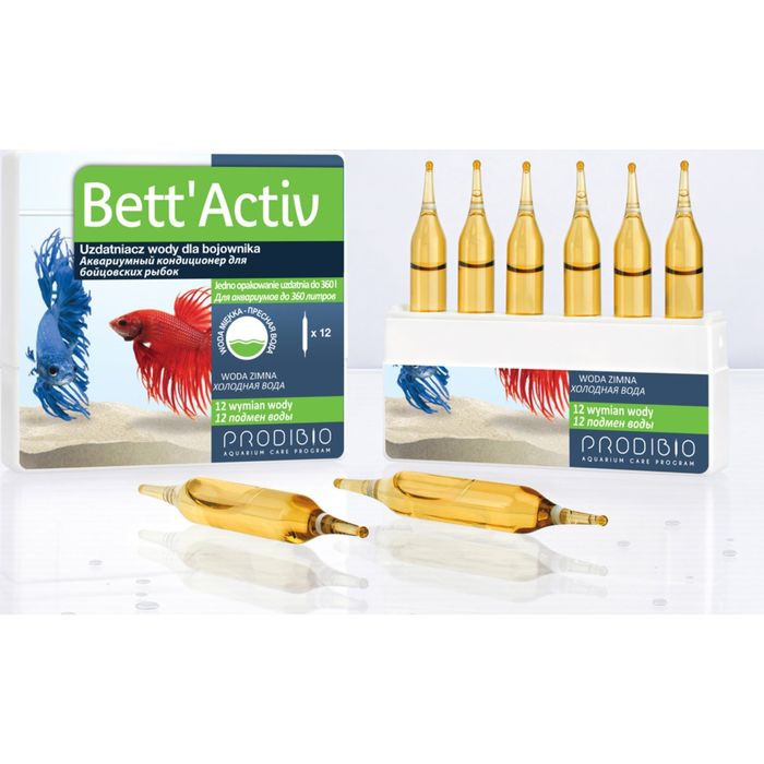 Кондиционер водопроводной воды для бойцовых рыбок Bett`Activ (12шт)