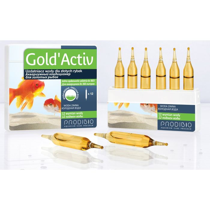 Кондиционер водопроводной воды для золотых рыбок Gold`Activ  (12шт)