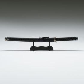 Сувенирное оружие «Катана», чёрные ножны под змеиную кожу, 70 см