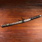 Souvenir weapons katana, black scabbard with patterns of the dragon, 70 cm