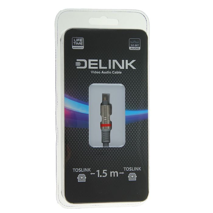 Кабель Delink TOSLINK-TOSLINK 1.5 м