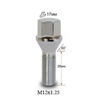 Болт М12*1,25*28 конус, кл. 17 мм, хром, 20 шт. Болт М12*1,25*28 конус, кл. 17 мм, хром, 20 шт.