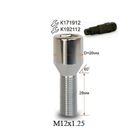 Болт М12*1,25*28 конус, внутр. шестигр., хром, 20 шт. Болт М12*1,25*28 конус, внутр. шестигр., хром, 20 шт.
