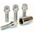 Секретные болты M12X1,5X28mm конус, 1 ключ, Хром Секретные болты M12X1,5X28mm конус, 1 ключ, Хром