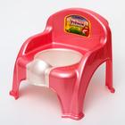 Горшок-стульчик «Утёнок», цвет розовый - фото 106551456