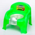 Горшок-стульчик «Утёнок» с крышкой, цвет салатовый - фото 106551476